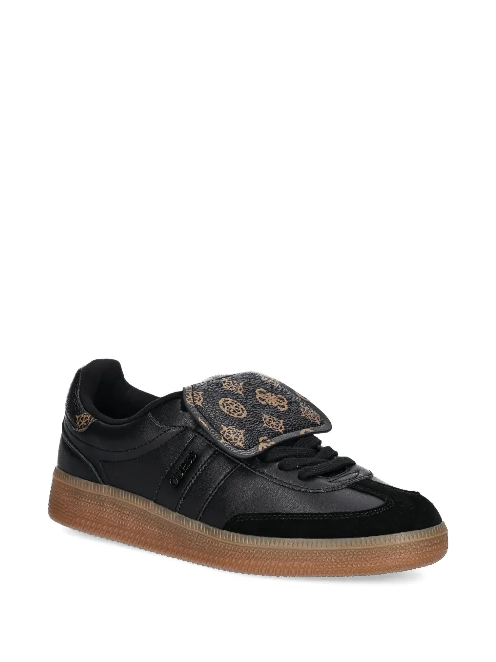 Guess Usa Oleeza Logo-print Sneakers In Black