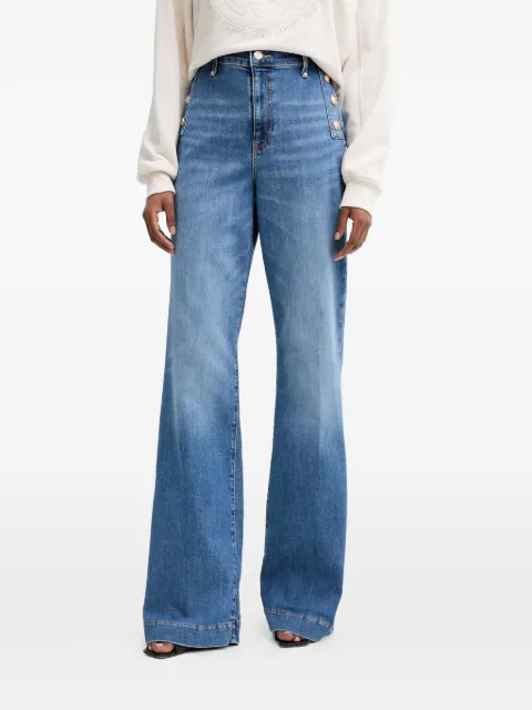 GUESS USA button-detail jeans