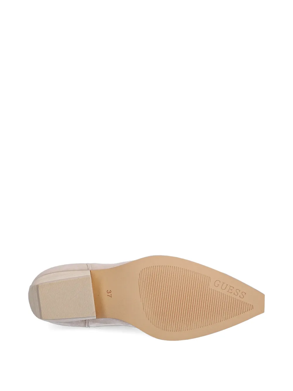 Guess Usa Pointed Toe Boots In Neutral