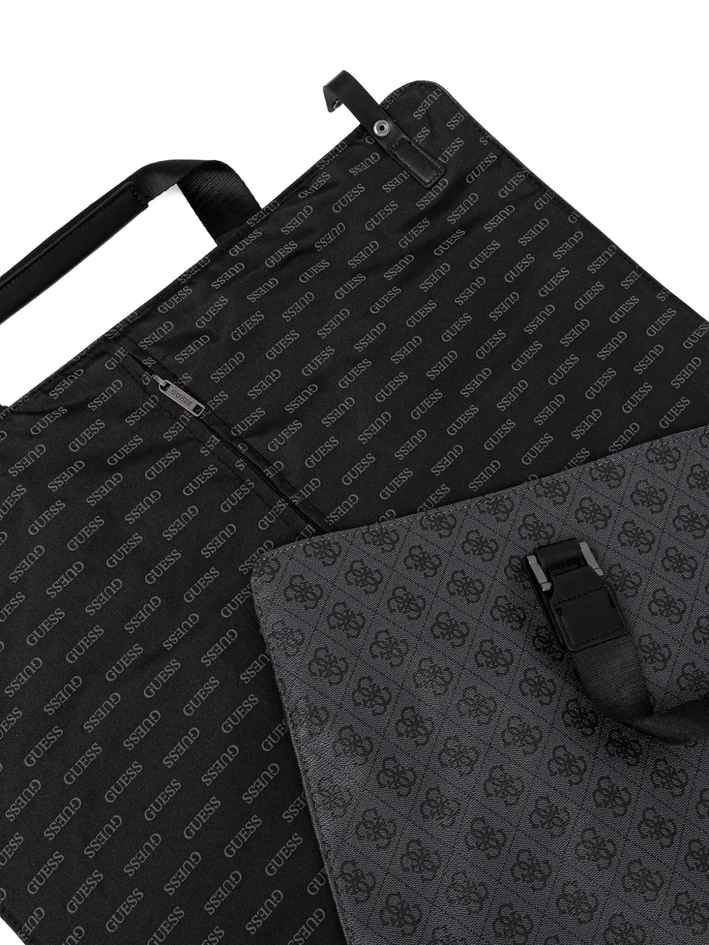 GUESS USA Ibiza reistas met monogram-print Grijs