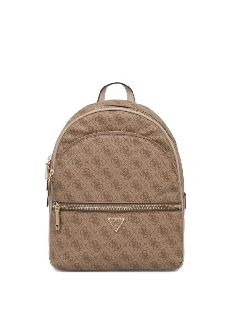 GUESS USA monogram-pattern zip-around backpack