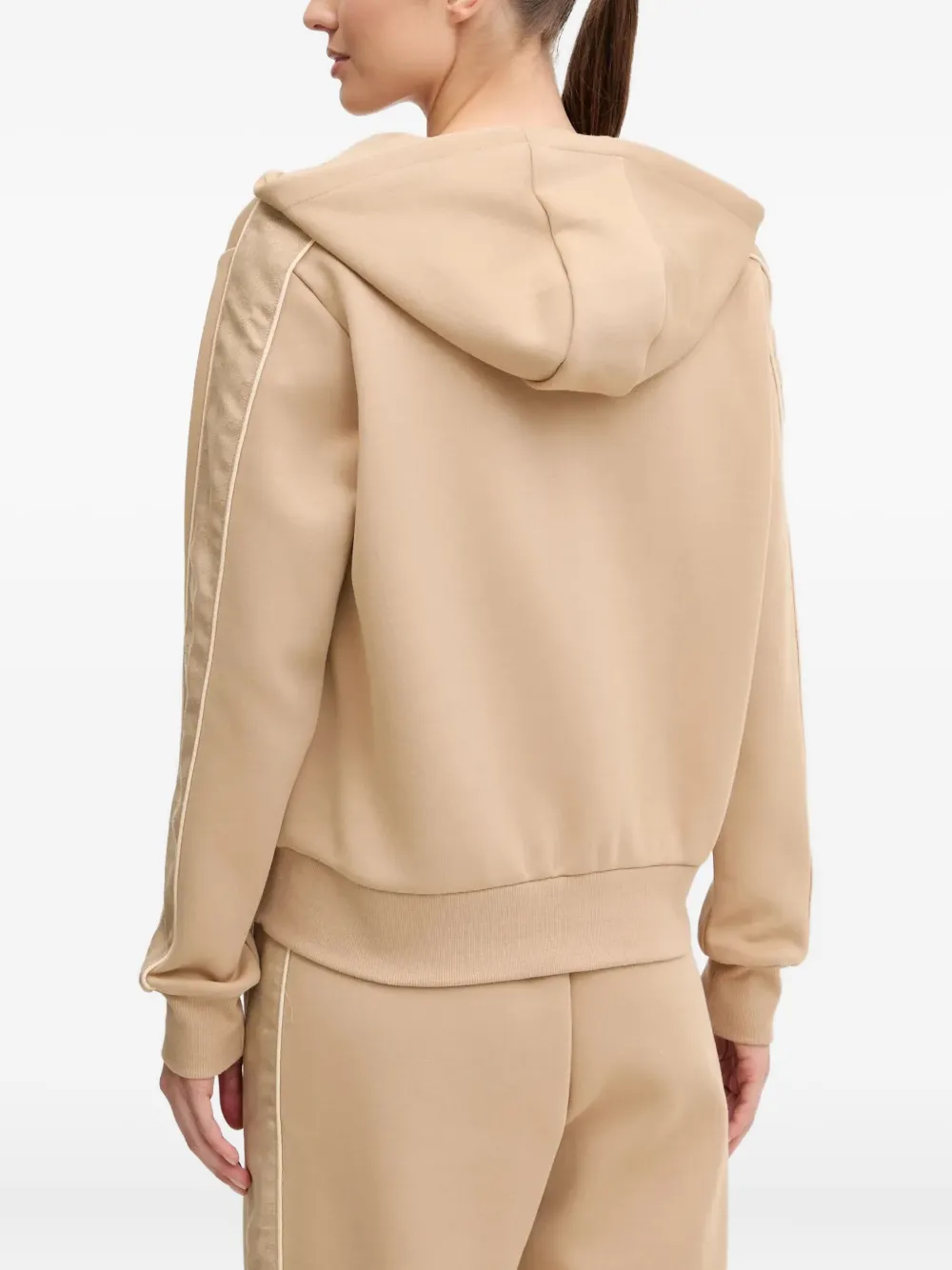 GUESS USA Hoodie met vlakken Beige