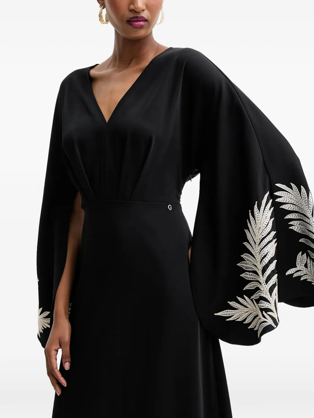 GUESS USA Abito con scollo a V - Nero