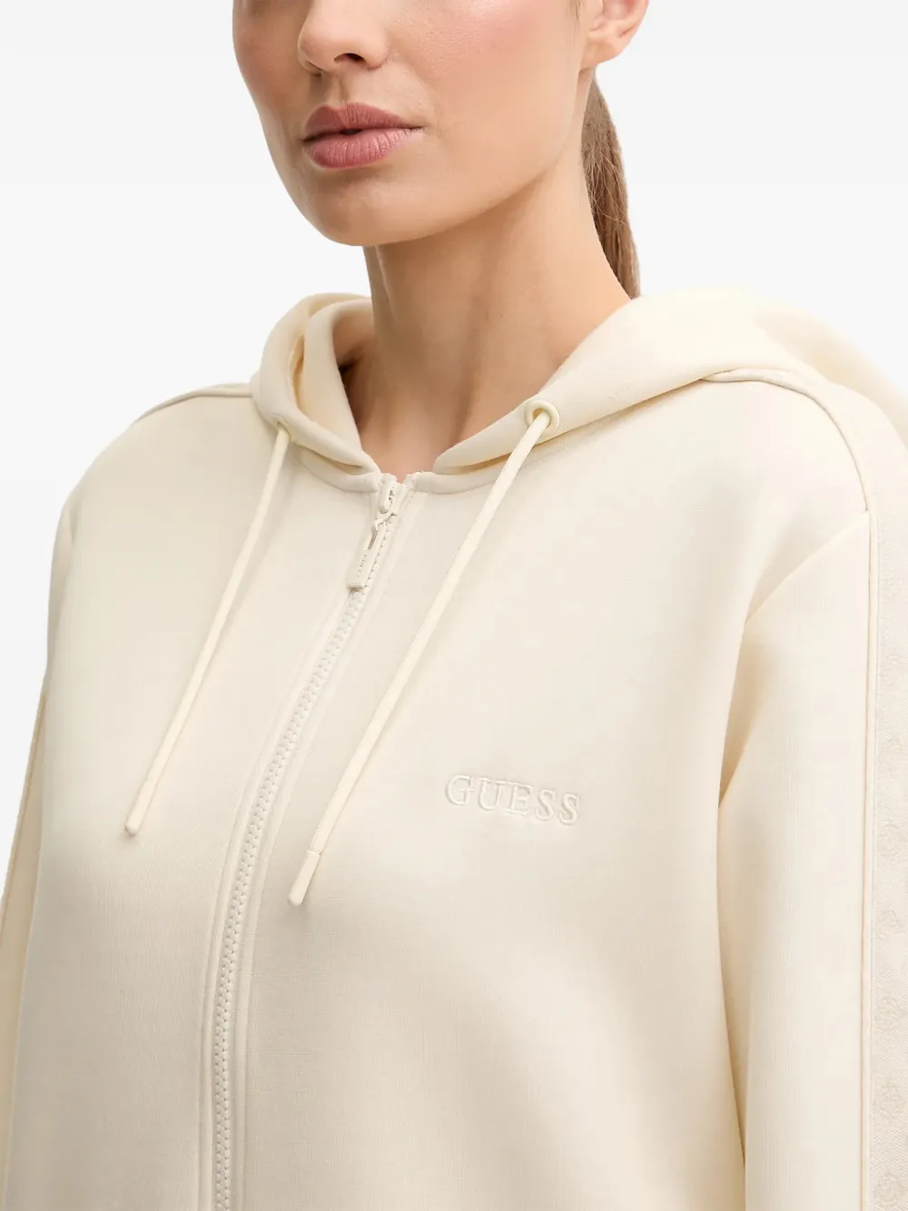 Zip-Up Hooded Top