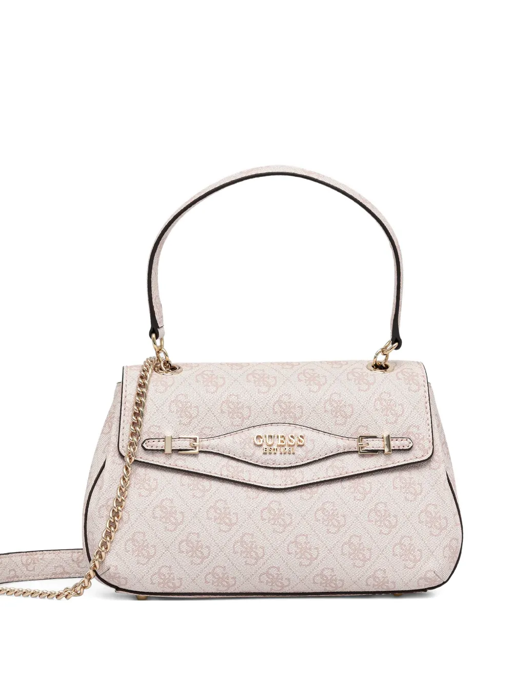 Guess Usa Logo-detail Cross Body Bag In Pink