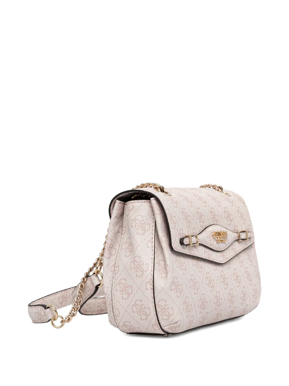 Guess Usa Logo-detail Cross Body Bag In Pink