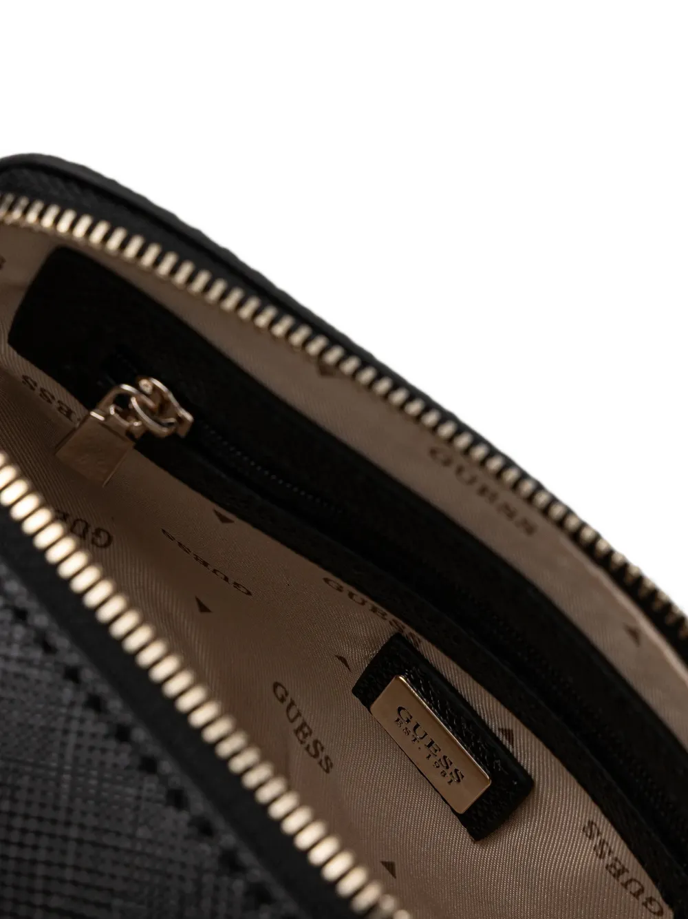 Guess Usa Chain Strap Cross Body Bag In Black