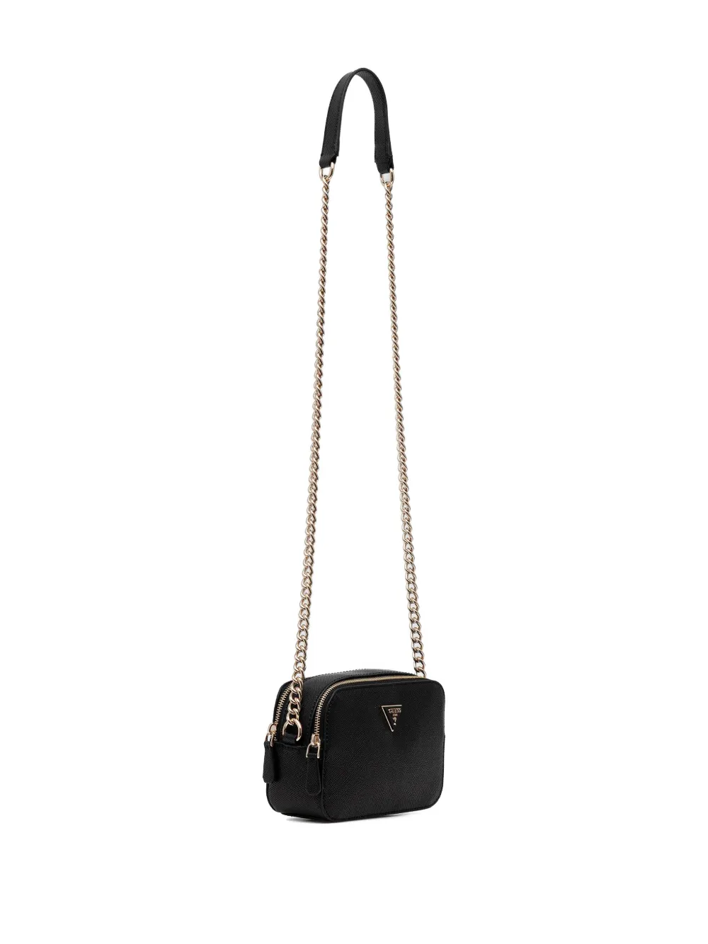 Guess Usa Chain Strap Cross Body Bag In Black