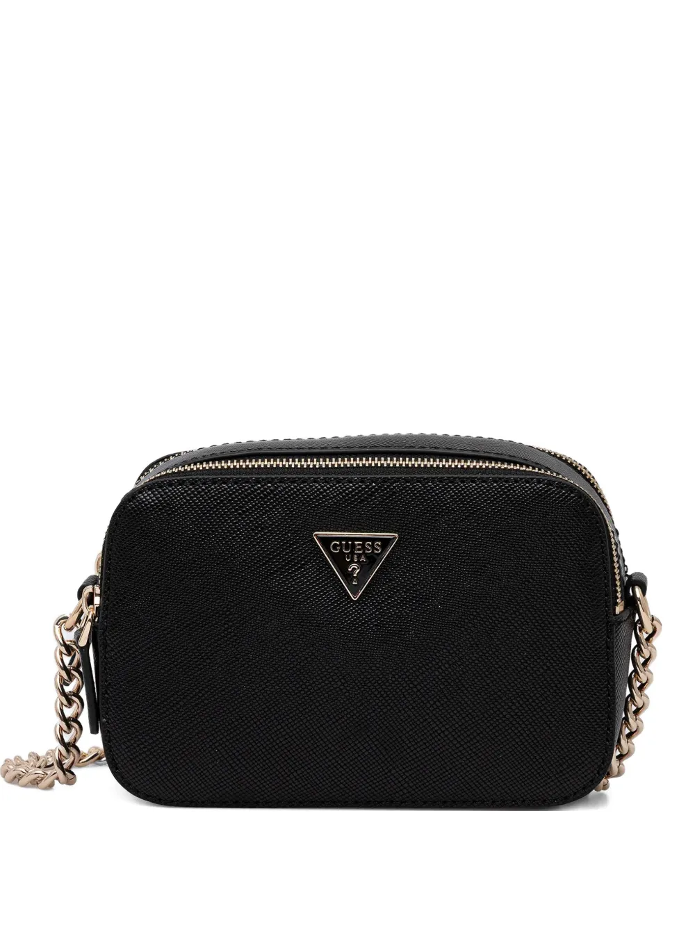 Guess Usa Chain Strap Cross Body Bag In Black
