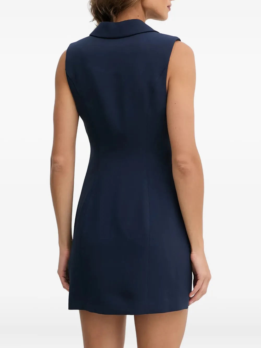 GUESS USA Mouwloze mini-jurk met knopen Blauw