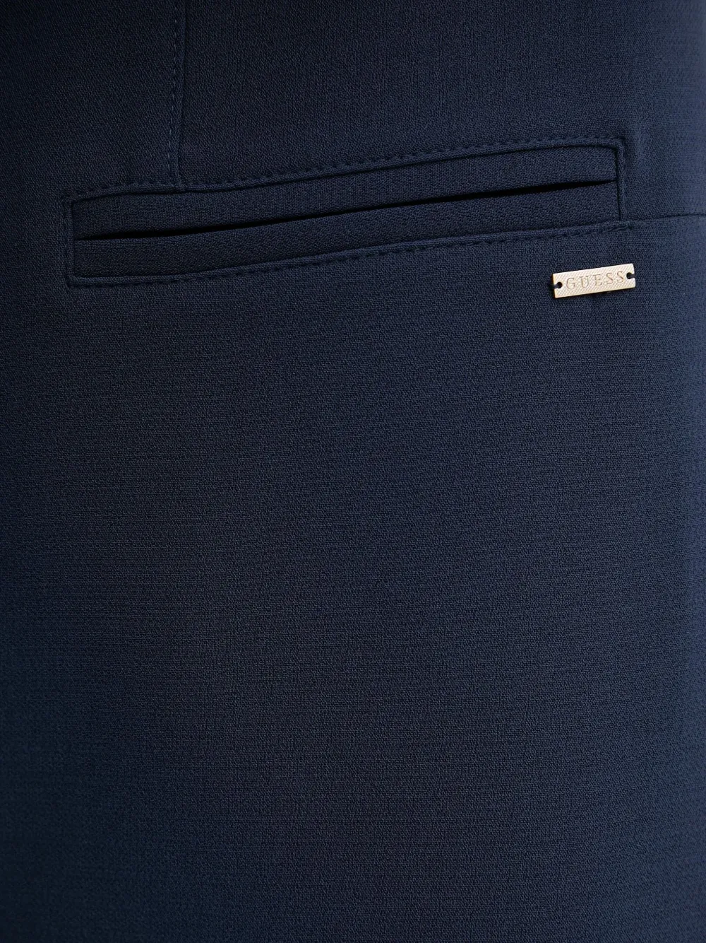 GUESS USA Mouwloze mini-jurk met knopen Blauw