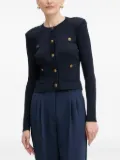 GUESS USA ribbed button-embellished cardigan - Blue