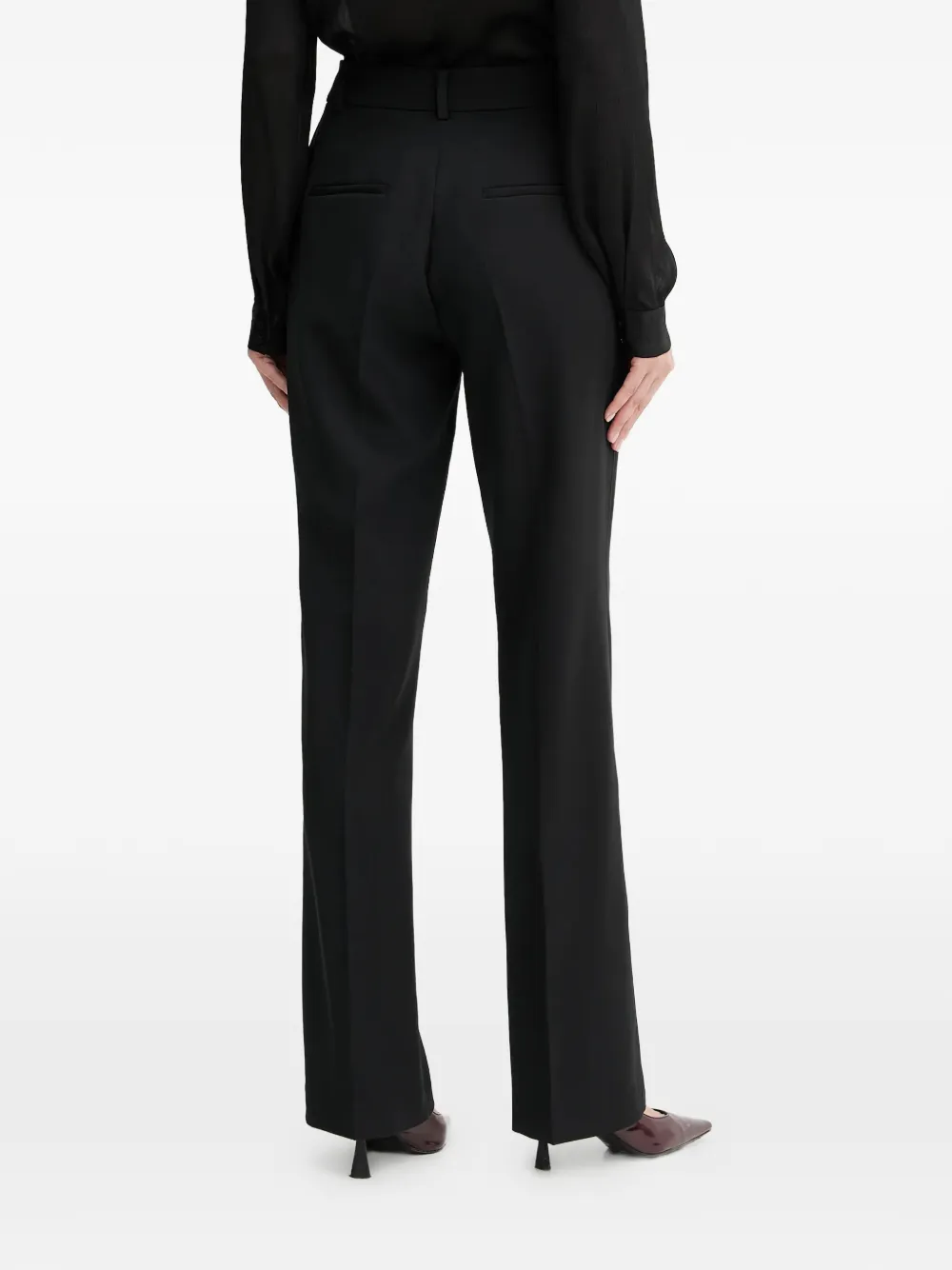 Guess Usa Button-fastening Trousers In Black