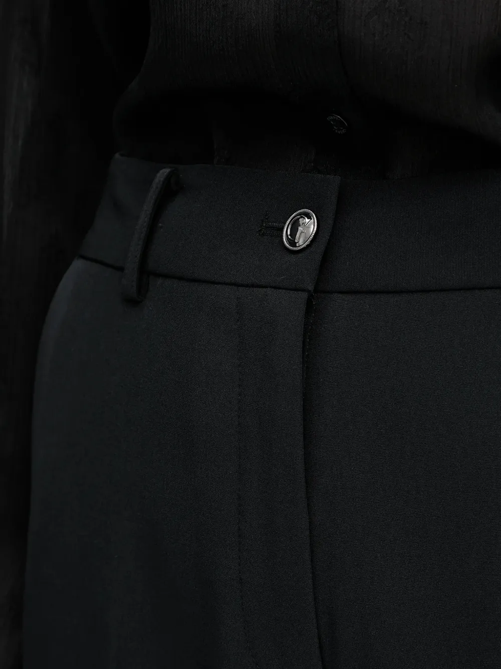 Guess Usa Button-fastening Trousers In Black