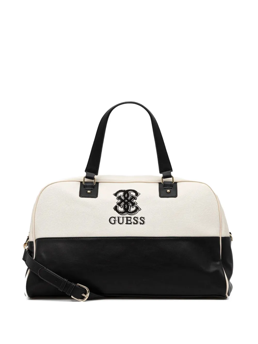 GUESS USA ロゴアップリケ トートバッグ - ニュートラル GUESS USA ロゴアップリケ トートバッグ - ニュートラル