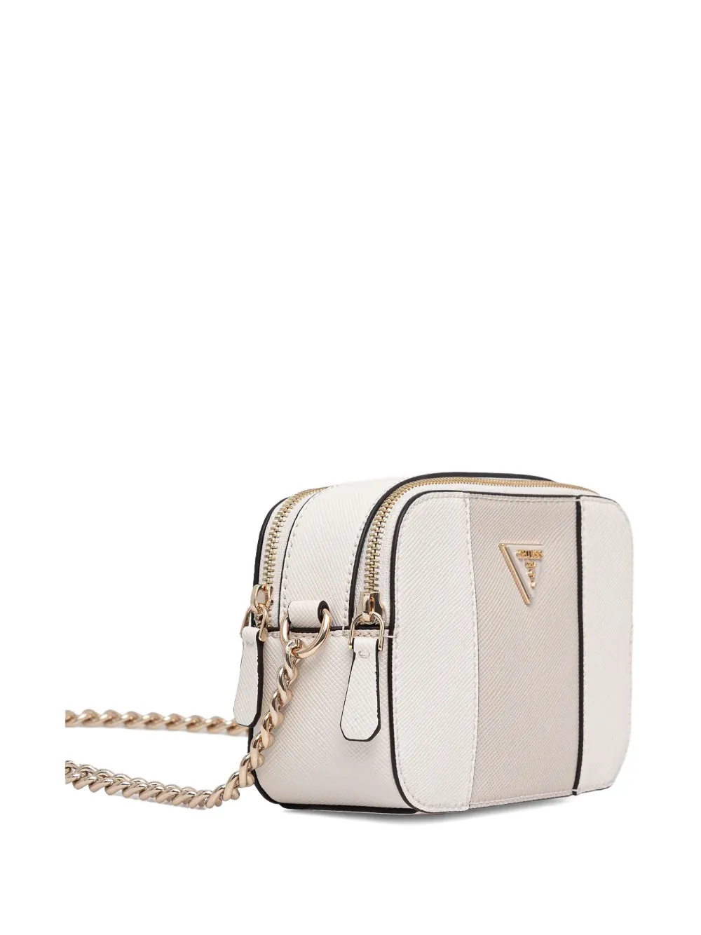 Guess Usa Mini Noelle Colourblock Cross Body Bag In Neutral