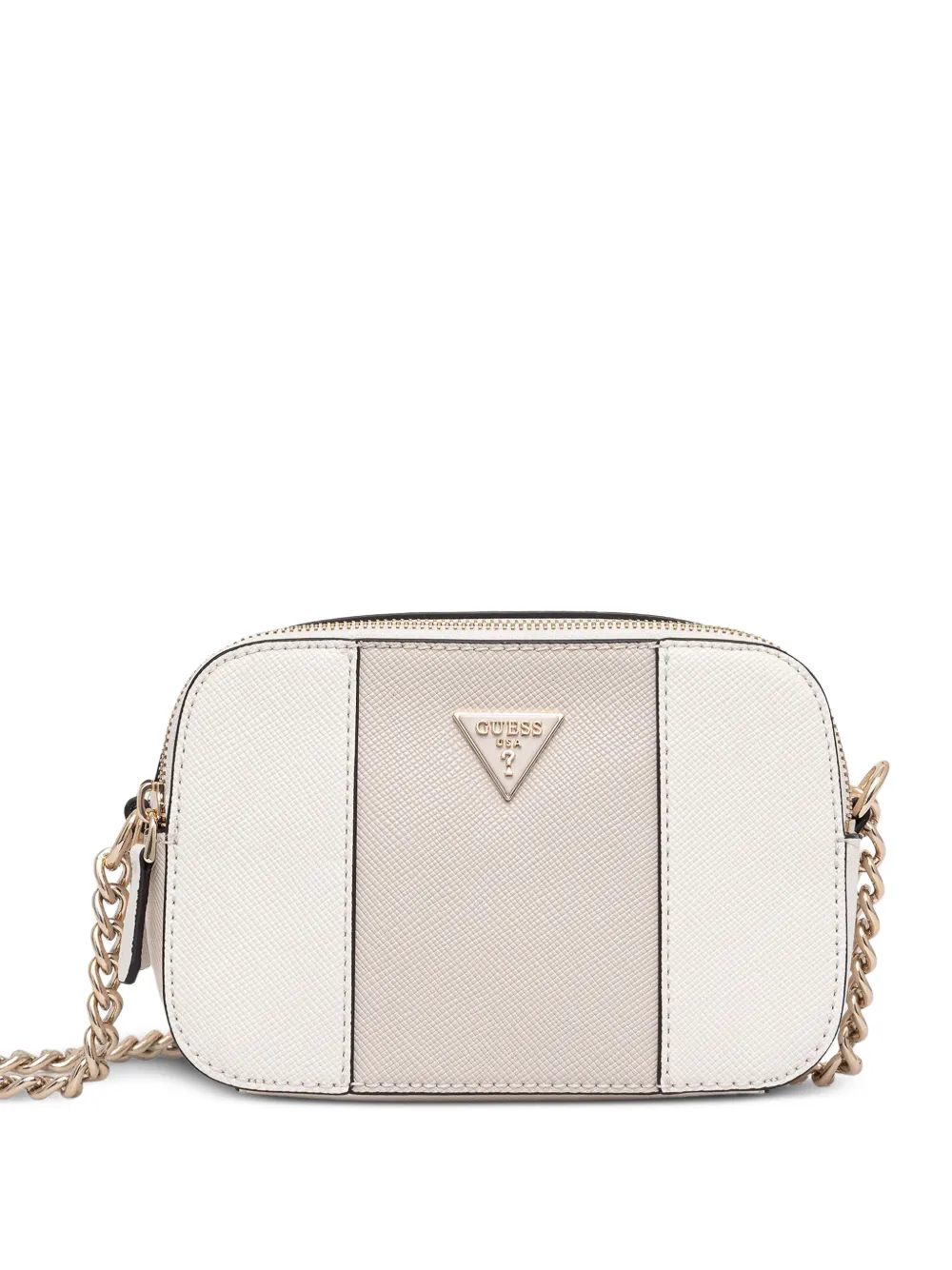 Guess Usa Mini Noelle Colourblock Cross Body Bag In Neutral
