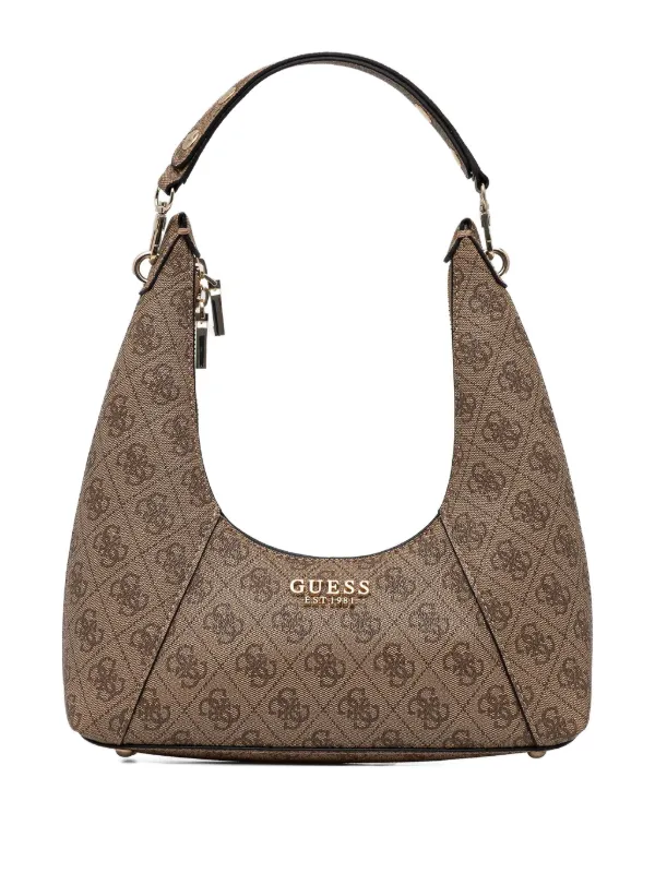 GUESS USA Calista Shoulder Bag Brown FARFETCH