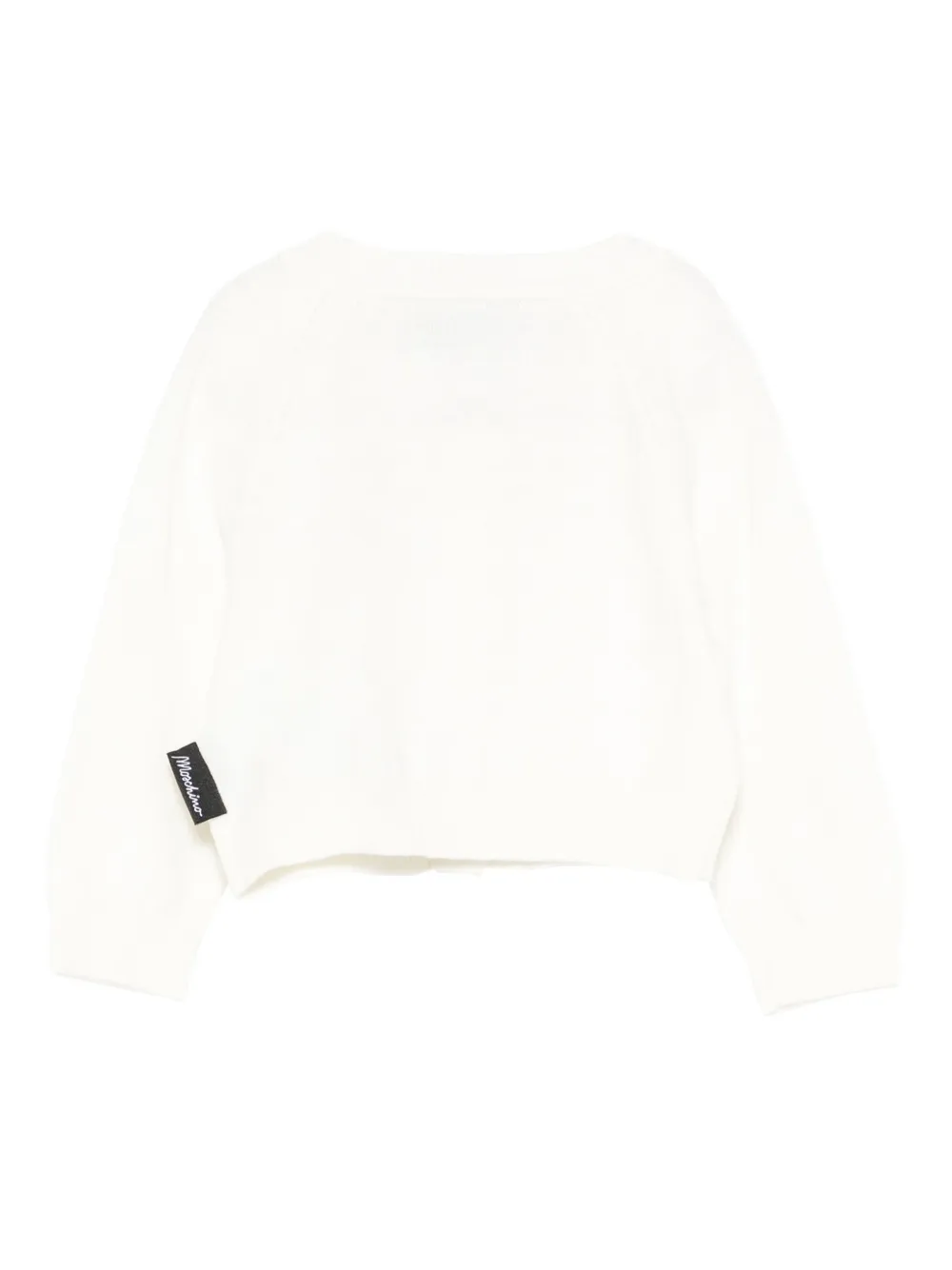 Moschino Kids Vest met teddybeerapplicatie Wit