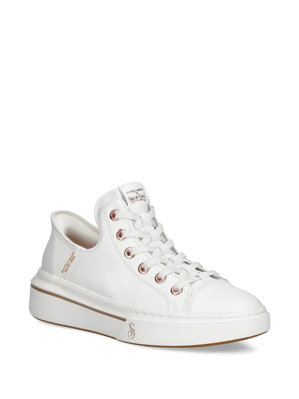 Skechers X Snoop Dogg Snoop One Lace-up Sneakers In White