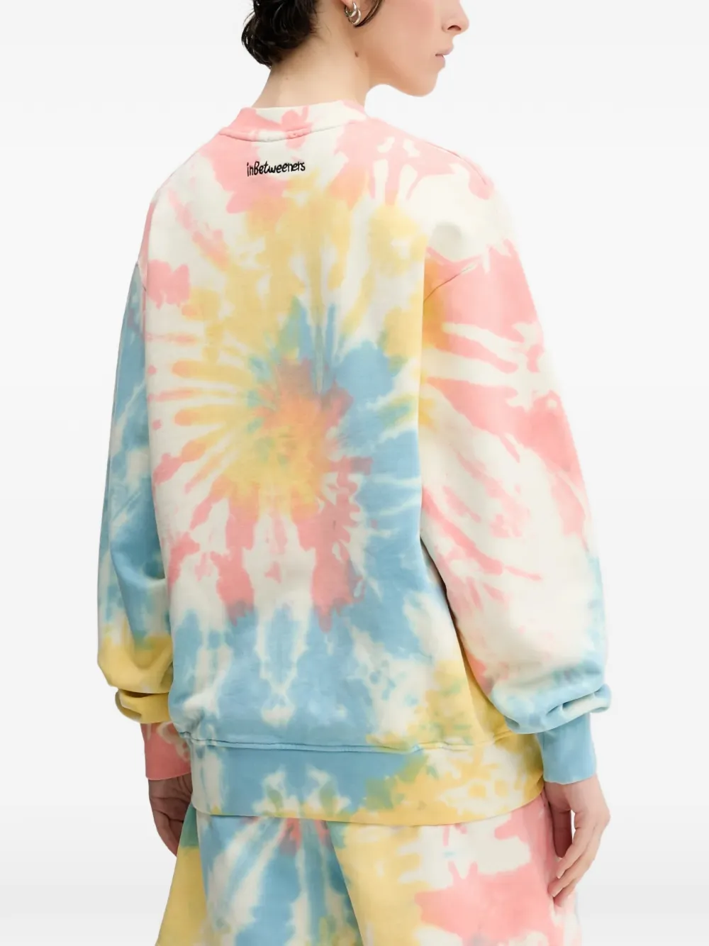  Inbetweeners Tie-dye Graphic Sweatshirt - Yellow 