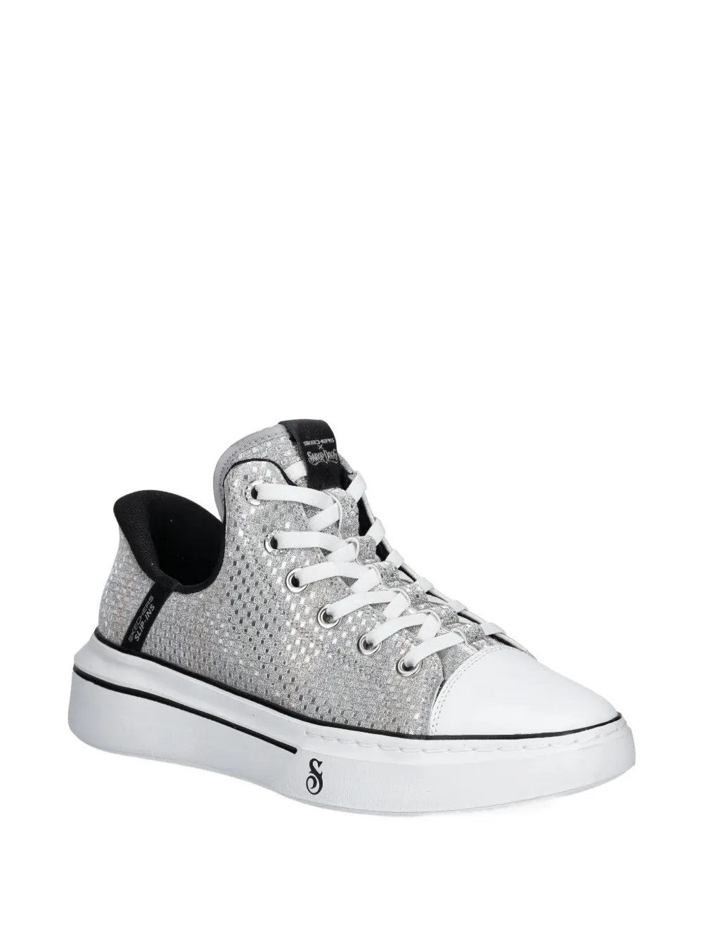 Skechers Disco Snoop Slip-ins Sneakers In Silver