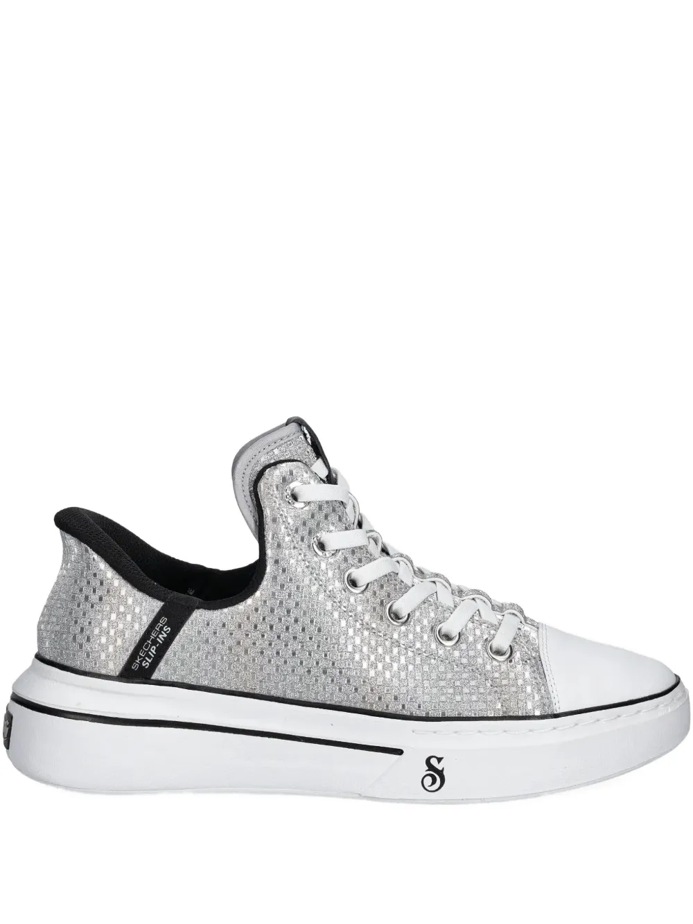 Skechers Disco Snoop Slip-ins Sneakers In Silver