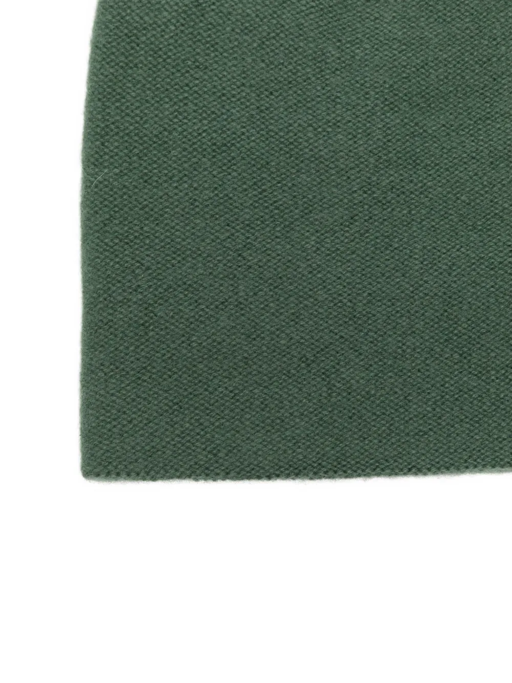 Warm-me Gerippte Beanie Aus Kaschmir In Green
