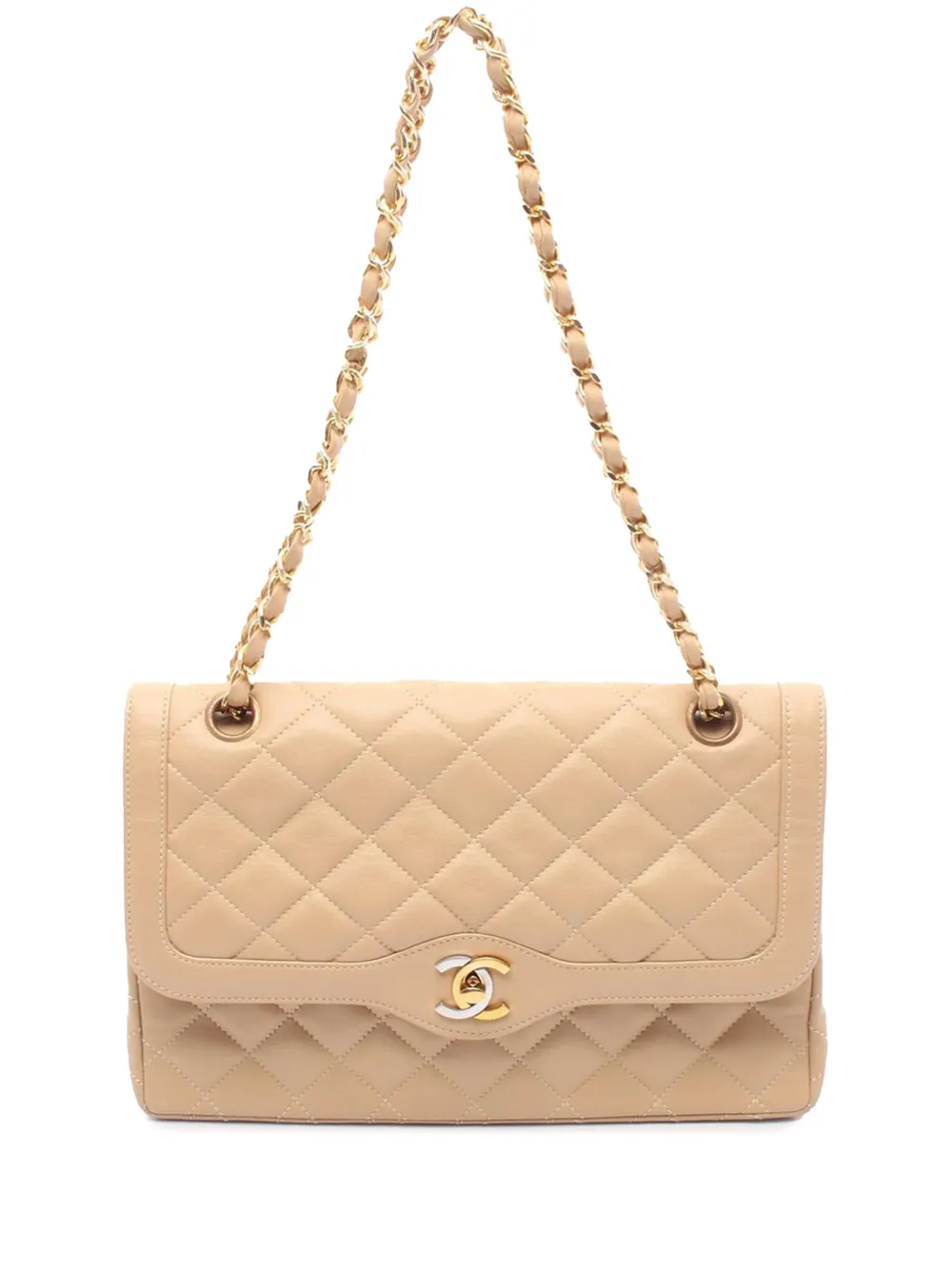 CHANEL Pre-Owned 1991-1994 Paris Limited Edition Medium CC Quilted CHANEL Pre-Owned 1991-1994 Paris Limited Edition Medium CC Quilted