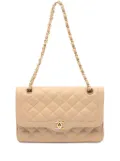 CHANEL Pre-Owned 1991-1994 Paris Limited Edition Medium CC Quilted Lambskin Double Flap shoulder bag - Brown
