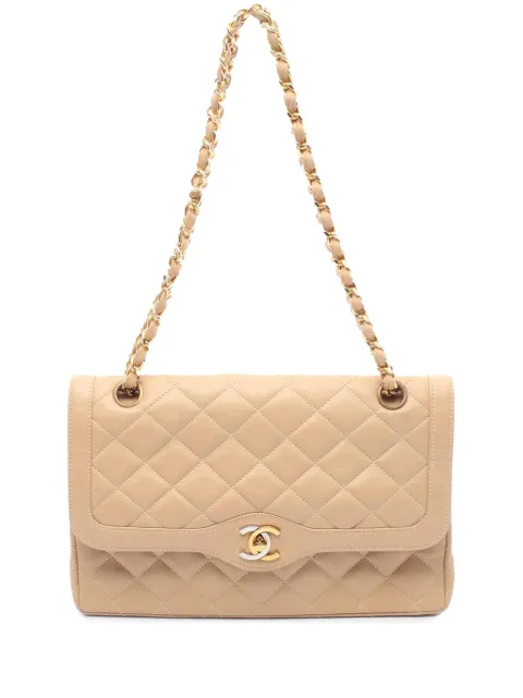 CHANEL Pre-Owned 1991-1994 Paris Limited Edition Medium CC Quilted Lambskin Double Flap shoulder bag