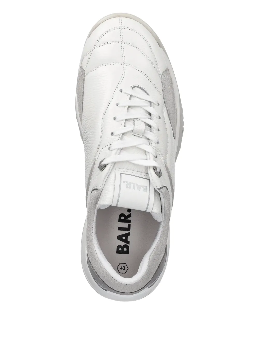 BALR. panelled low-top sneakers Wit