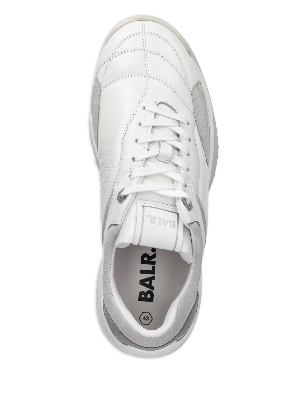BALR. Sneakers met vlakken Wit