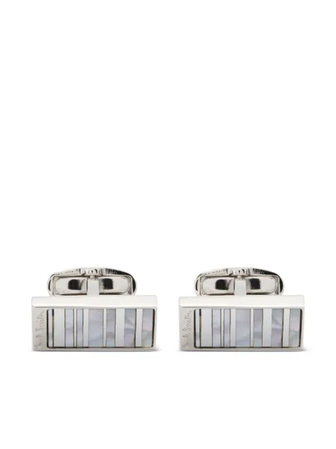 Paul Smith logo-engraved cufflinks