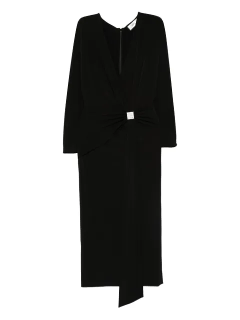 NISSA vestido midi con detalles de cristal