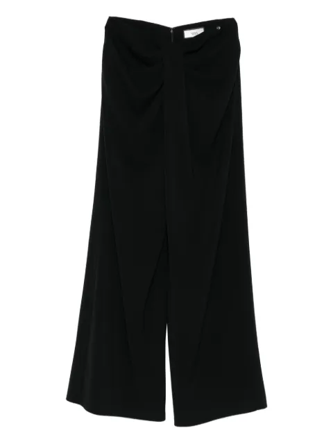 NISSA draped-front trousers