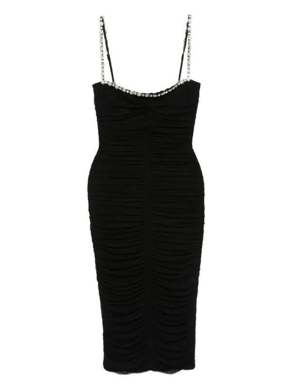 sachin and babi light blue dress Hire Ruched Midi Dress in Black | Cue