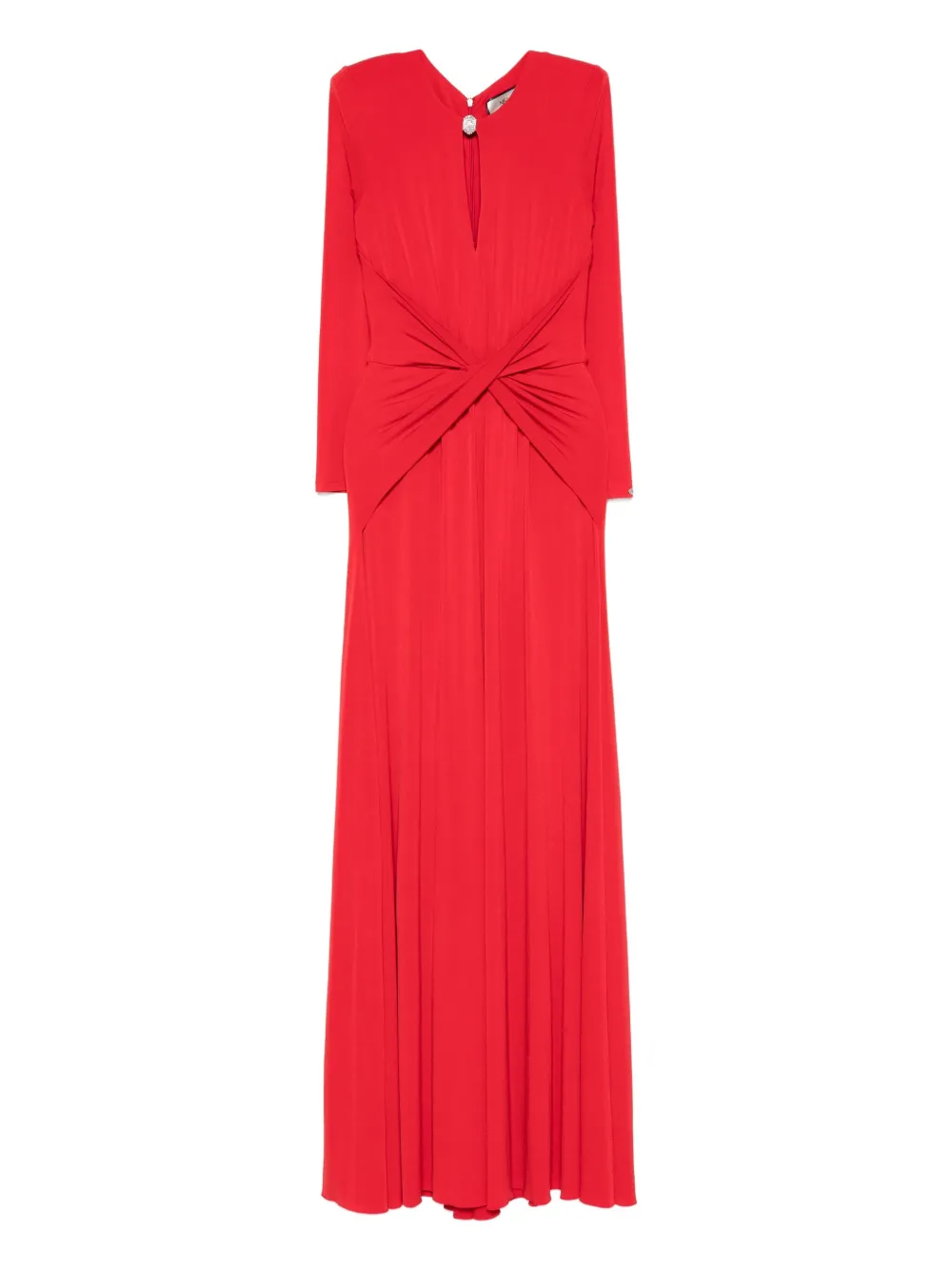 NISSA Maxi-jurk met lange mouwen Rood