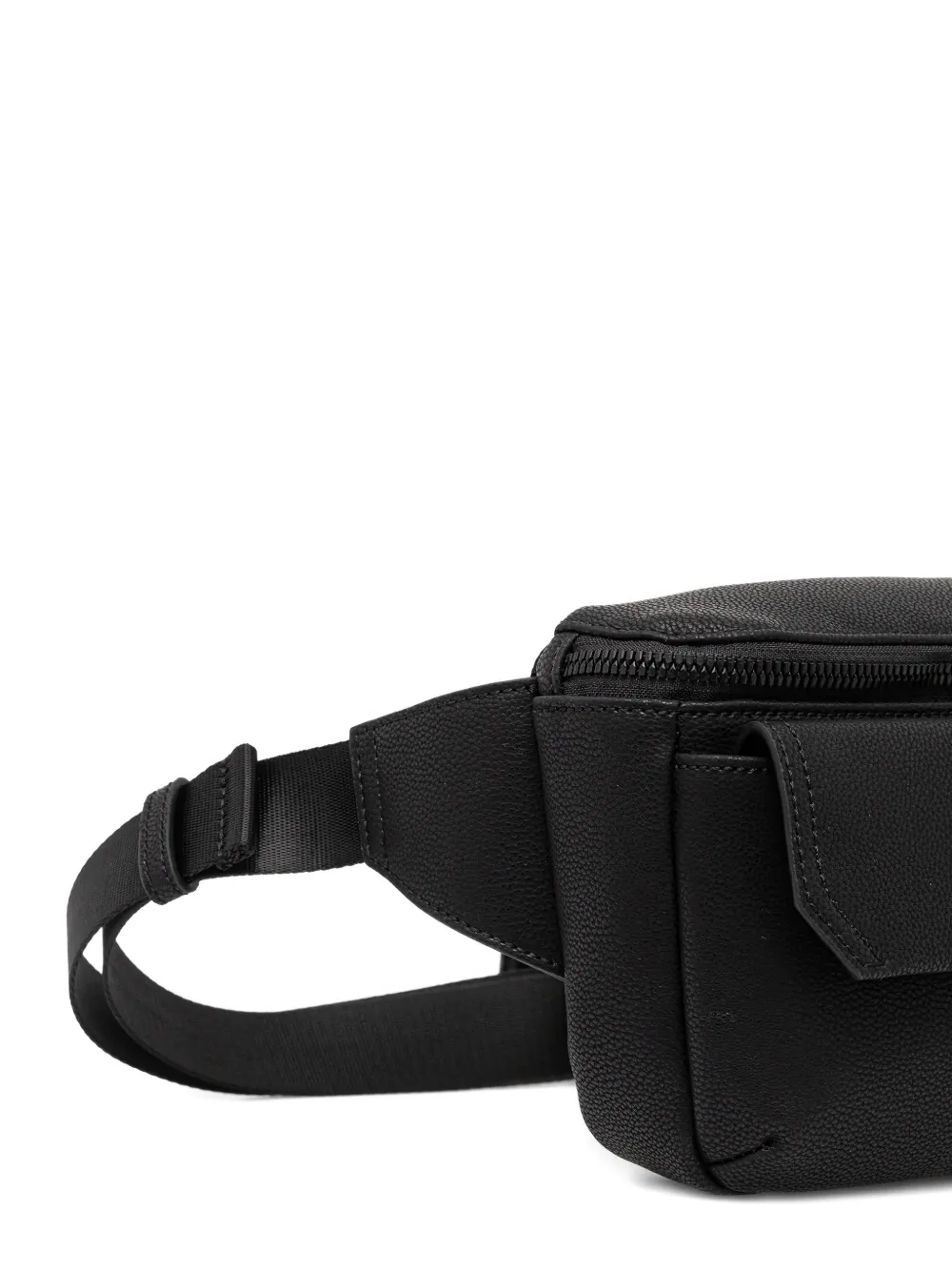 Armani Exchange zip-up belt bag - Zwart