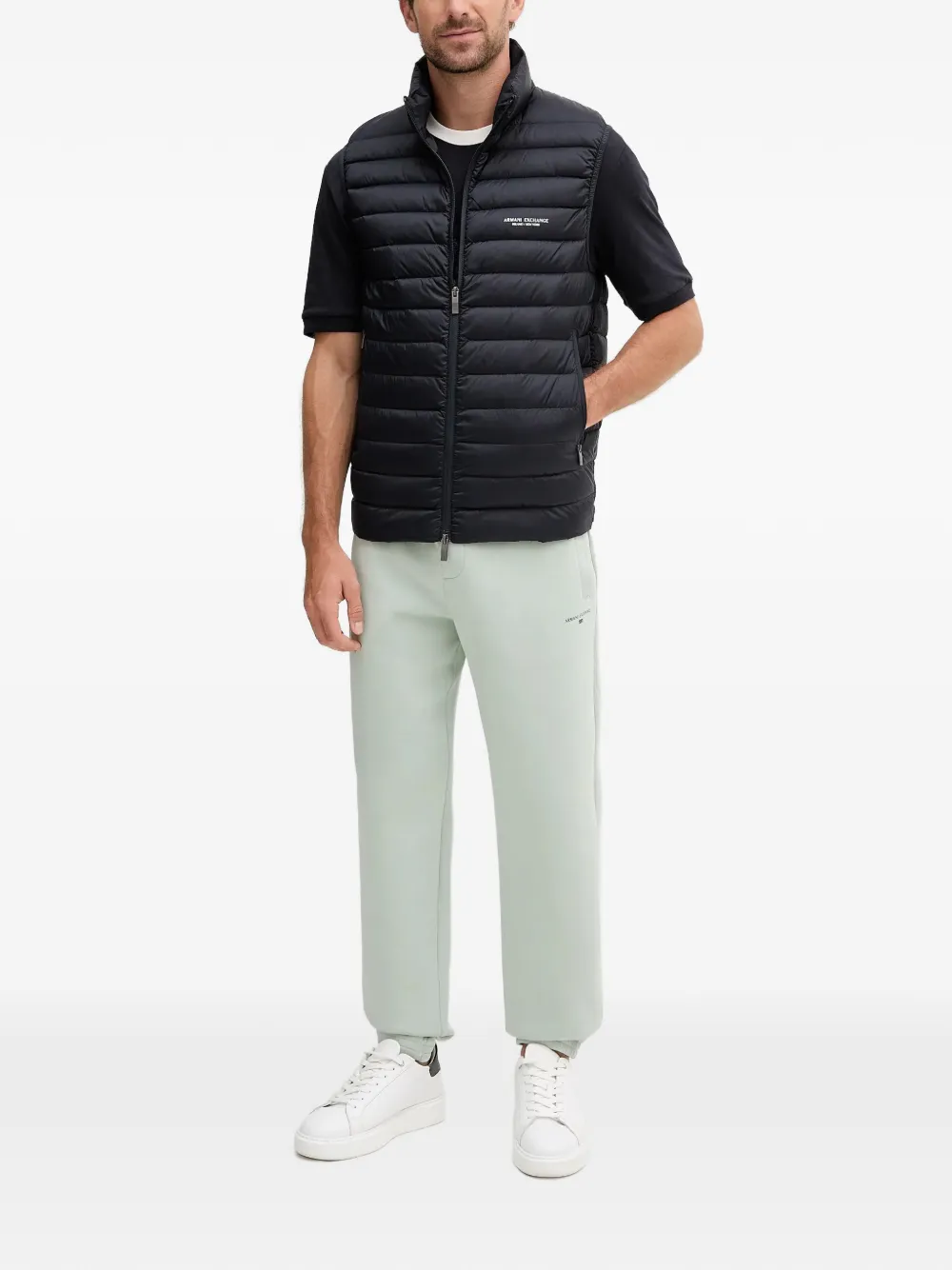 Armani Exchange 로고 프린트 트랙팬츠 | 트랙팬츠 | Image 2