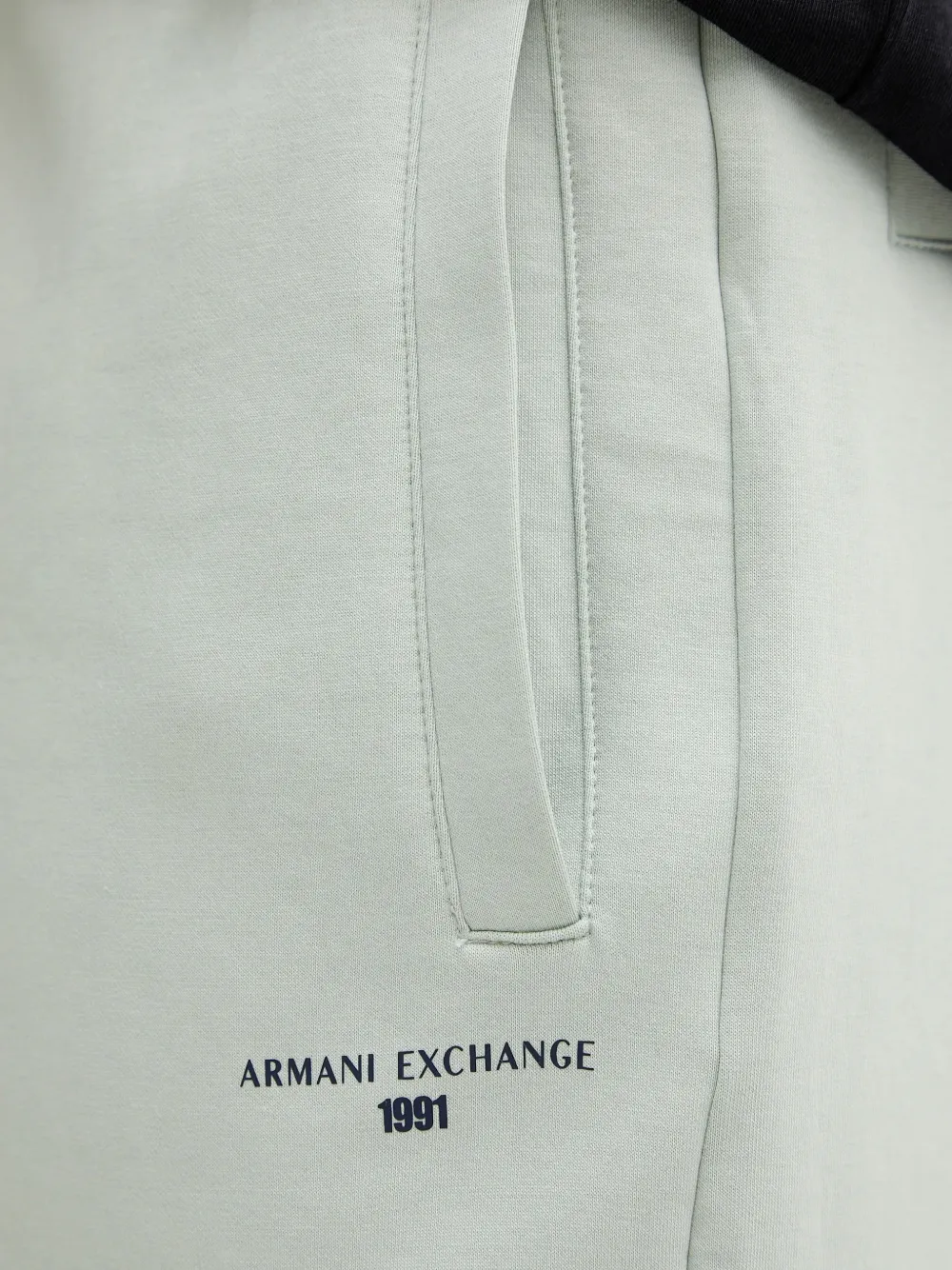 Armani Exchange Trainingsbroek met logoprint Groen