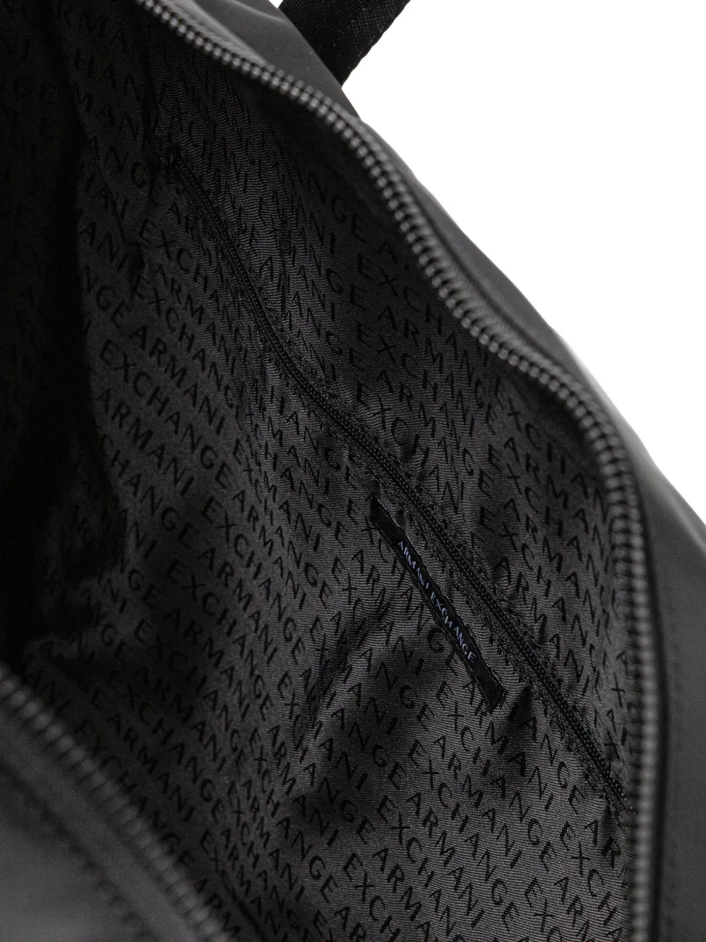 Armani Exchange Reistas met logoplakkaat Zwart