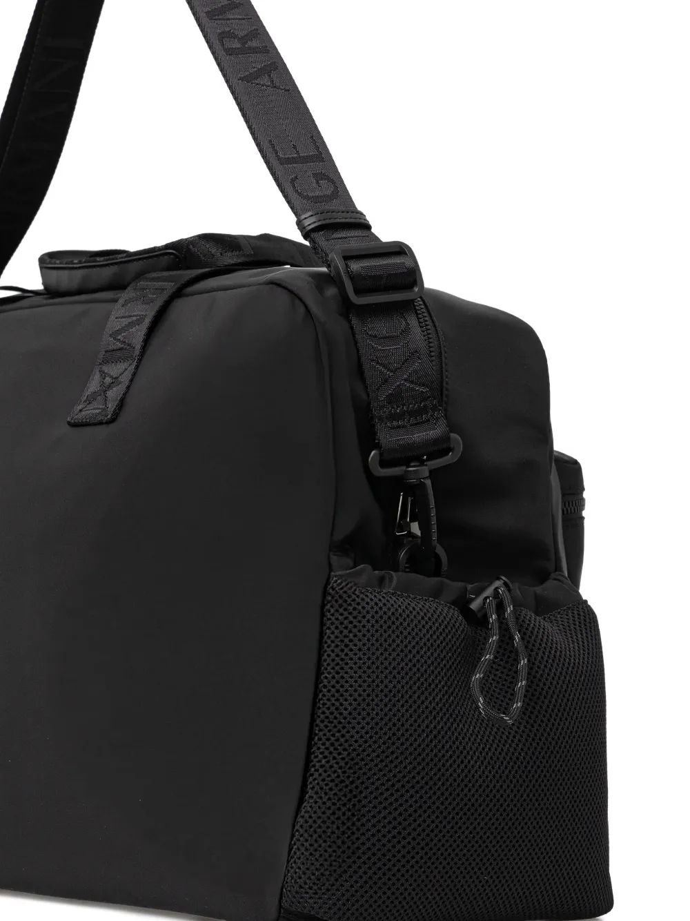 Armani Exchange Reistas met logoplakkaat Zwart