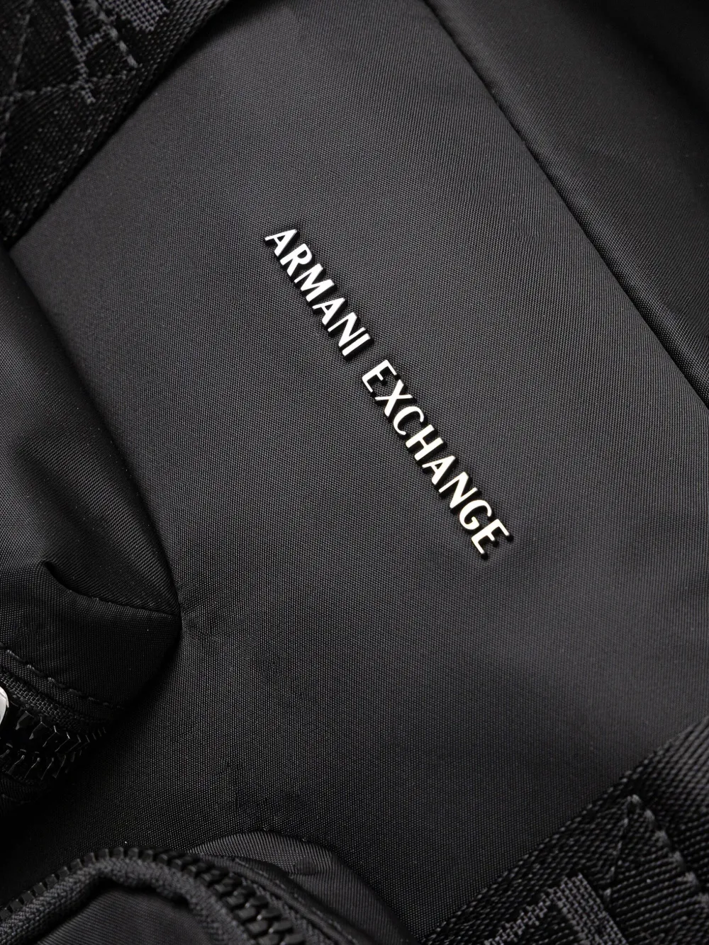 Armani Exchange Reistas met logoplakkaat Zwart