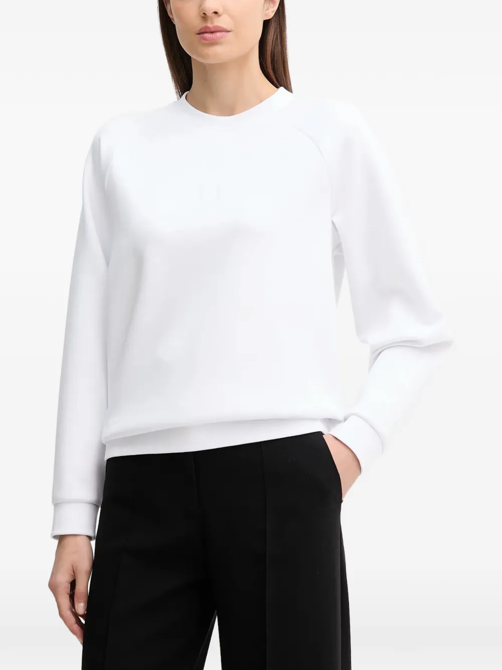 Armani Exchange embellished sweater - Bianco