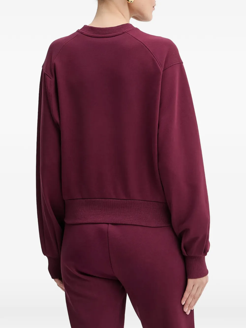 Armani Exchange Top met ronde hals en logo Rood