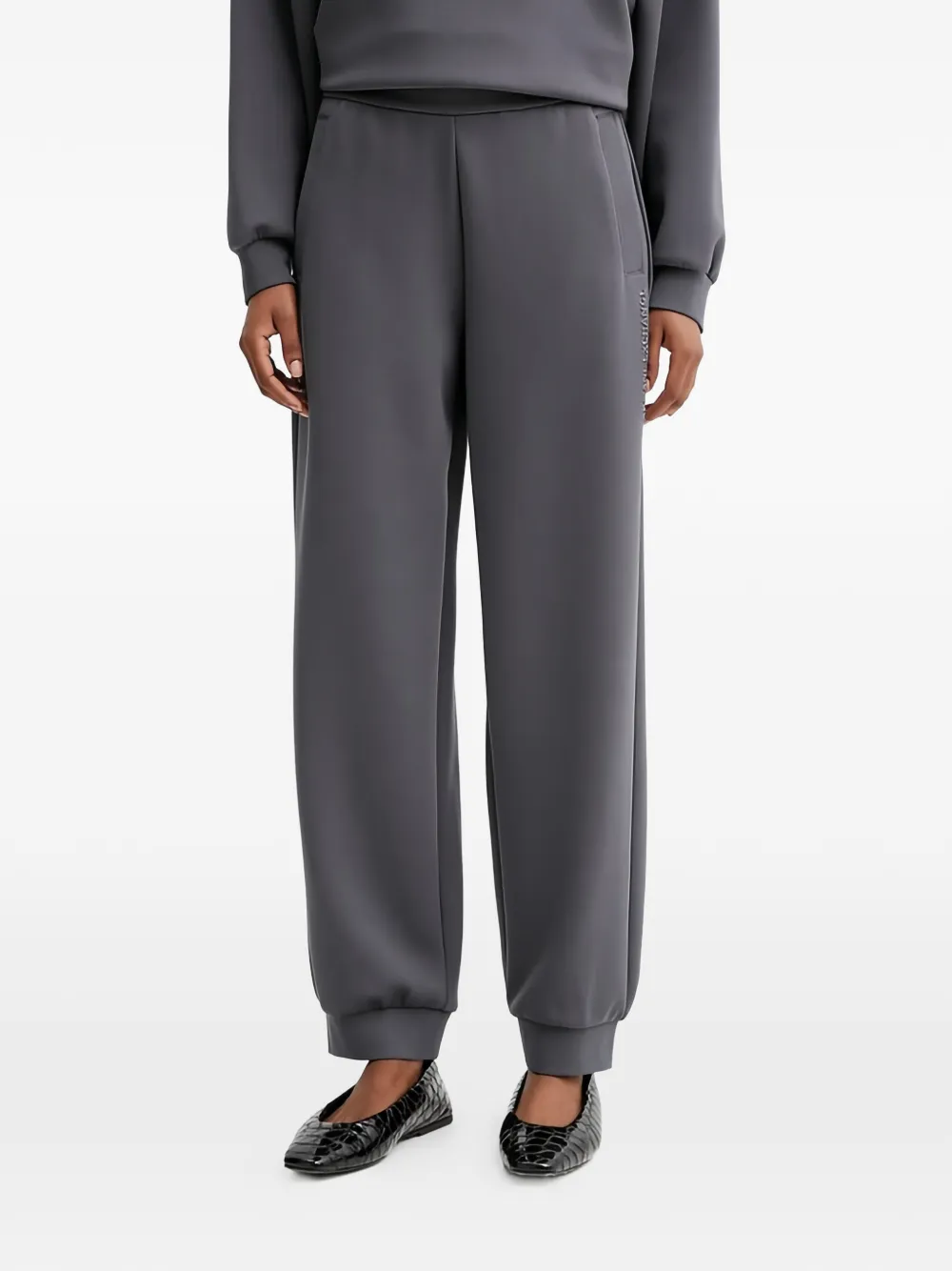 Armani Exchange logo track pants - Grigio