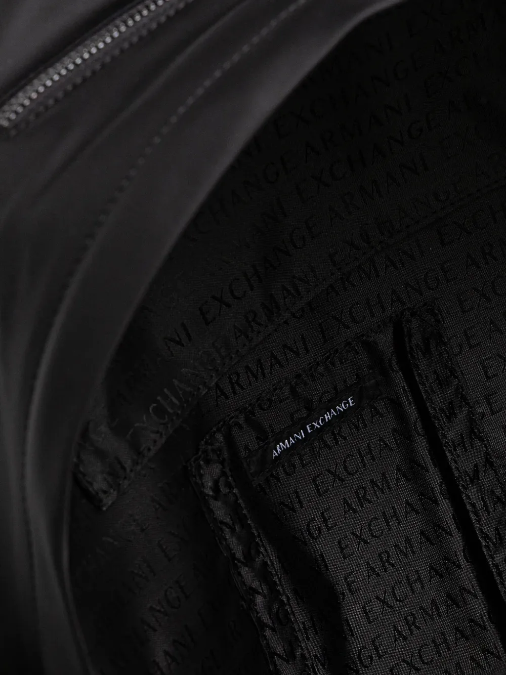 Armani Exchange Rugzak met logoband Zwart