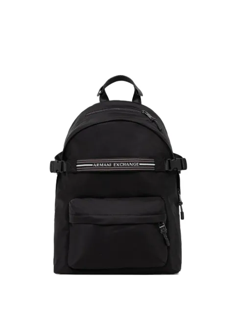 Armani Exchange logo-strap backpack