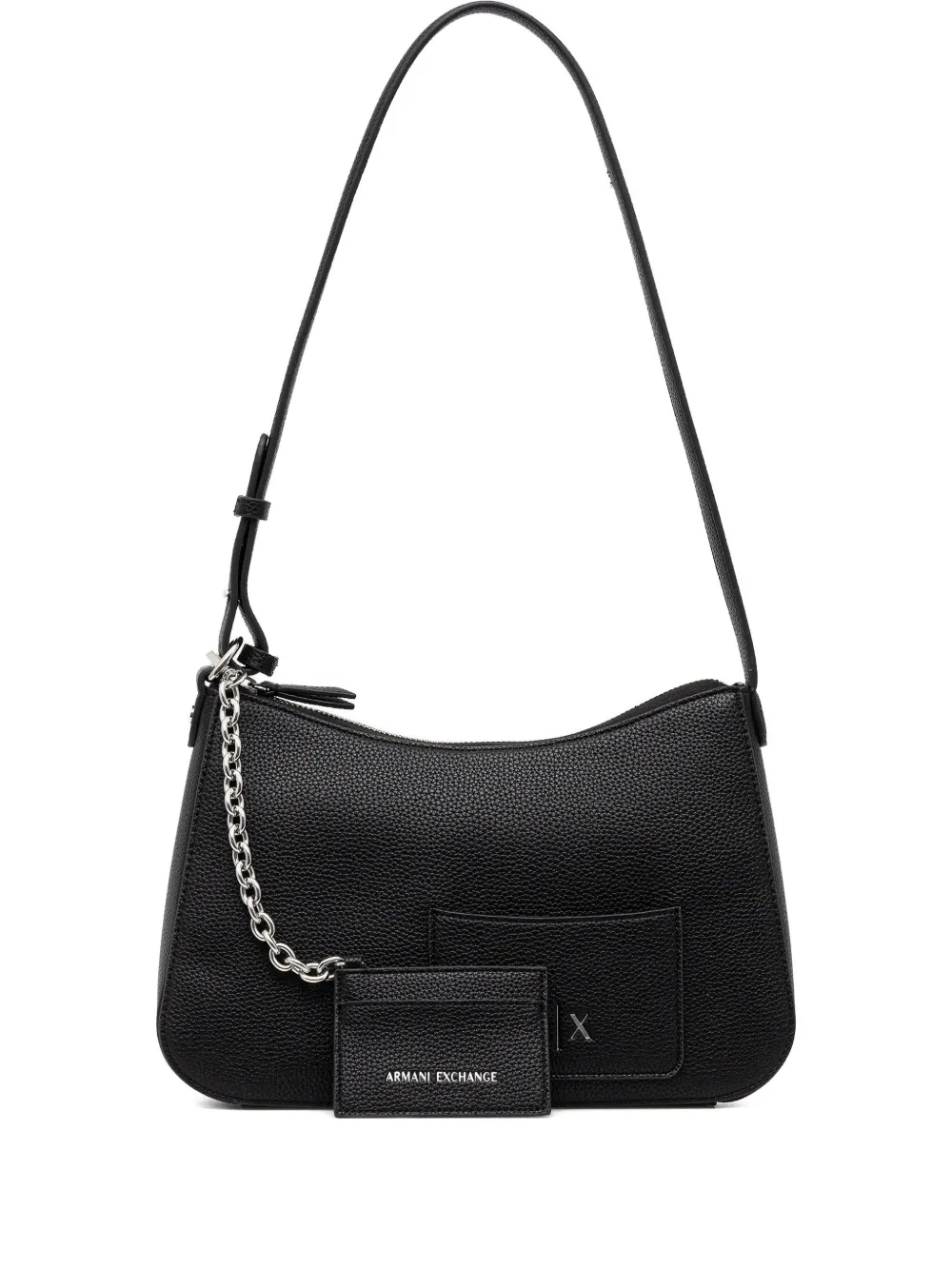 Armani Exchange card-holder-detail shoulder bag - Nero